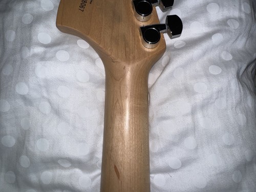 2009 Squier Fender Affinity Stratocaster Neck 60's Maple Headstock Loaded Nice - Picture 2 of 10
