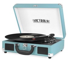 VICTROLA TURNTABLE, BLUETOOTH SUITCASE, JOURNEY SERIES, 3-SPEED, PORTABLE, NIB