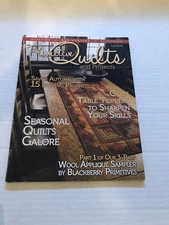 Primitive Quilts & Projects Magazine Fall 2016 Part 1 of 3 Wool Applique Sampler
