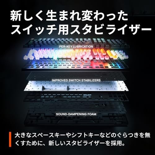 SteelSeries Rapid Tap Rapid Trigger Gaming Keyboard Tenkeyless Wired Japanese La - 第 3/9 張圖片