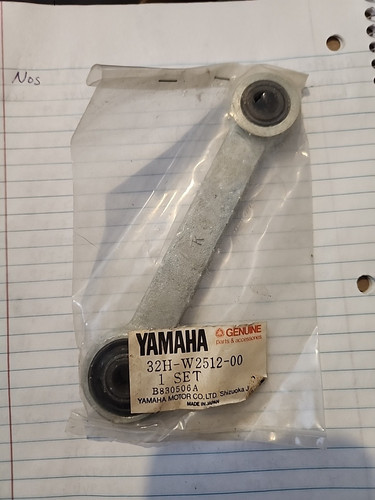 NOS yamaha Xc180/xc200 Riva Genuine Front Wheel Compression Bar - Picture 1 of 2