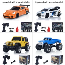 US Stock 1:43 4WD 2.4G RC Mini Drift Racing Electric Ready to Run Car Toy Battey