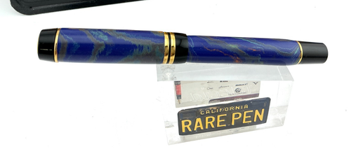 PARKER DUOFOLD CENTENNIAL CUSTOM EBONITE Fountain Pen 18K  Med Nib MINT - Picture 5 of 9