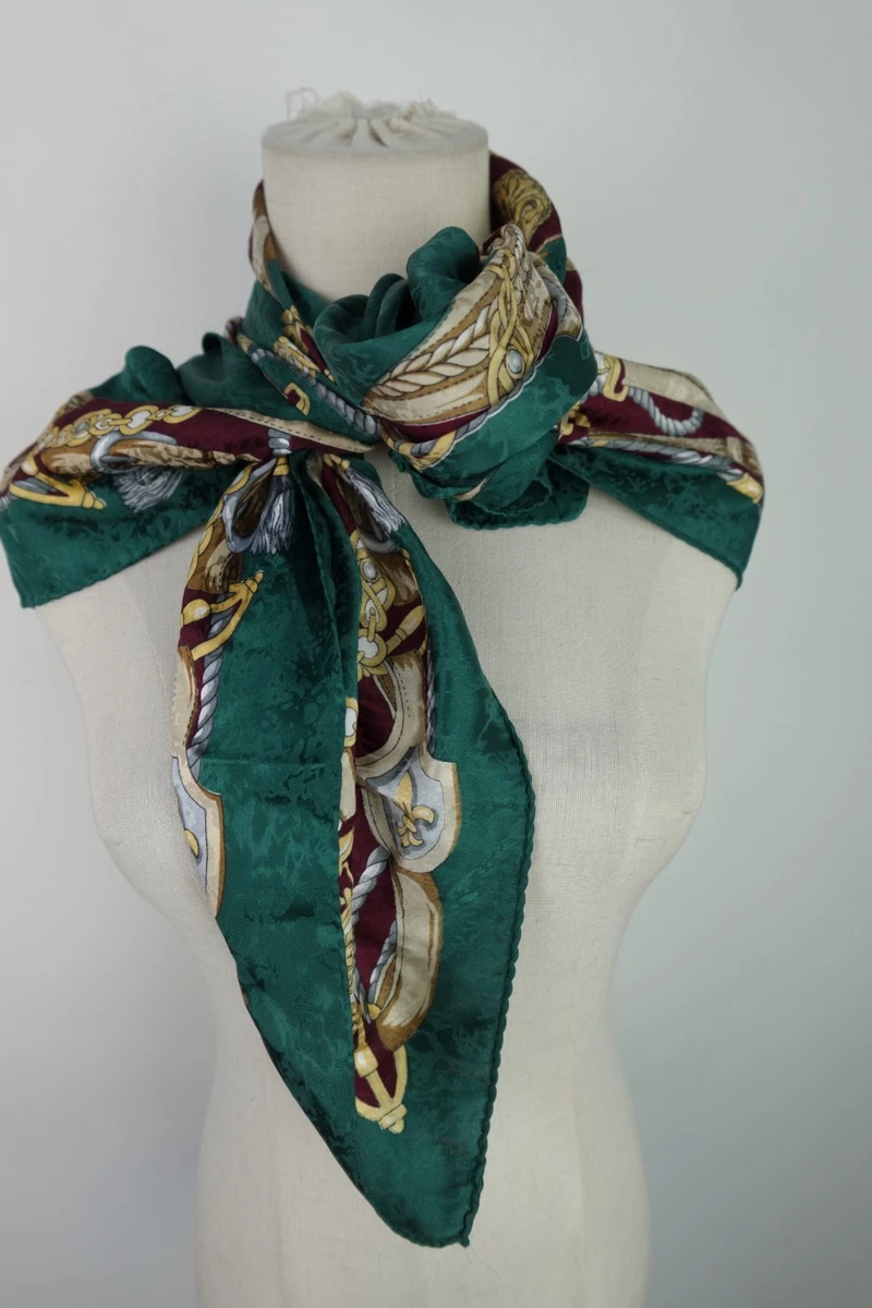 Cravate Marine Vert Foncé Rayée Club Style Traditionnel Par Frederick Thomas