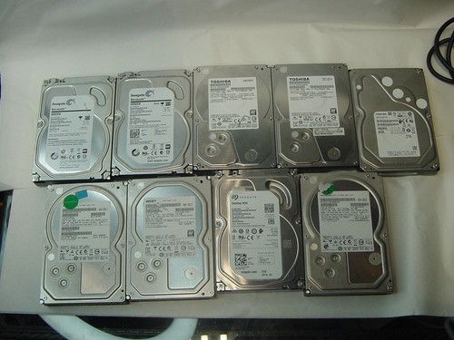 9 INTERNAL SATA HARD DRIVES