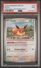 2025 POKEMON PRE EN-PRISMATIC EVOLUTIONS POKE BALL REVERSE HOLO #074 EEVEE PSA 9