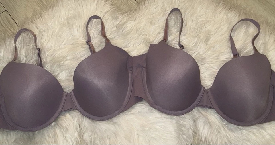 Sujetadores con aros forrados 2 Warners RA3061A sin efectos secundarios para mujer 36C púrpura Foto 2 de 4