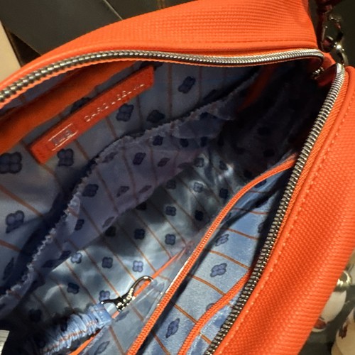 Lug Carousel XL Matte Quilted Crossbody Bag Purse in Papaya - NWT - Picture 10 of 14