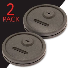 IMPRESA 2 Pack Thermometer and Probe Grommet for Grills - Compatible with Weber 
