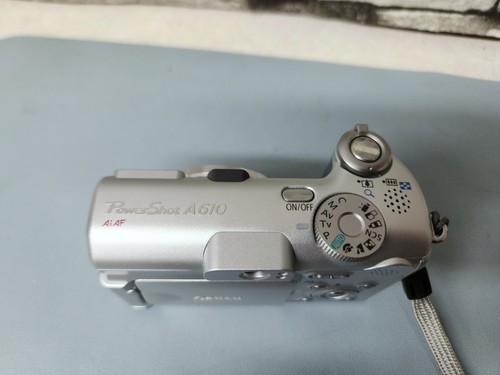 Canon PowerShot A610 5.0MP / CCD Digitalkamera silber getestet funktioniert mit SD-Karte - Bild 13 von 13