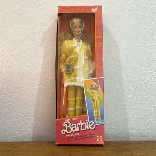 Vintage 1985 Music Lovin’ Barbie Tempo Poupee Mattel #9988 Rare HTF NRFB 🎧