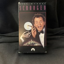 Scrooged VHS VCR Video Tape Used Bill Murray