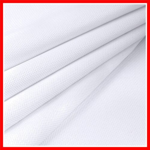 Soft White Aida Cloth – 14 Count, 59 x 39 Inch Fabric for Crafts and Embroidery