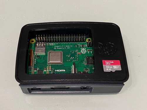 Raspberry Pi 3 Model B+ w/ Original Case and 32GB Sandisk Ultra SD Card