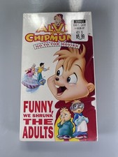 Alvin And The Chipmunks Go to the Movies - Funny, We Shrunk the Adults VHS New!!
