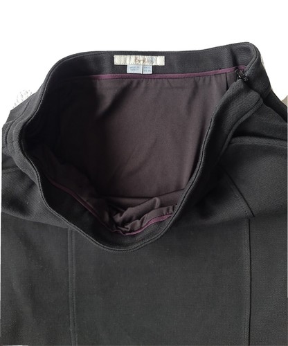 BODEN WG496 Damen A-Linien-Rock schwarz Baumwollmischung mit Taschen. Größe UK 12L, US 16L - Bild 8 von 12