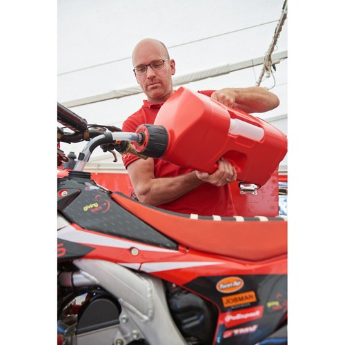Polisport Benzinkanister Pro Octane 10 Liter Schnelltank Enduro MX Rot 2 Takt - Bild 2 von 3