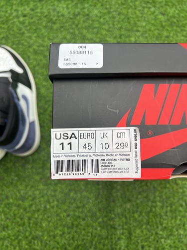 Air Jordan 1 High "Blue Moon" Größe 11M **VERSAND SO SCHNELL WIE MÖGLICH** - Bild 7 von 8