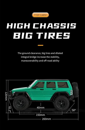 AUSTARHOBBY AX-8562 4WD 2.4G 12KM/H Speed RC Rock Crawler 1/18 Car Vehicle RTR - Picture 18 of 27