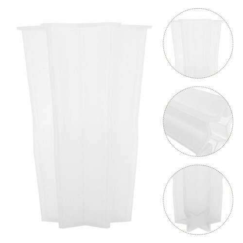 Stampi a forma di stampo per candele stella in silicone cera fusa stampi per candele carini - Foto 2 di 12