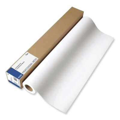 Epson S045114 9 mil 44'' x 100' Standard Proofing Paper Roll - Semi-Matte WHT New