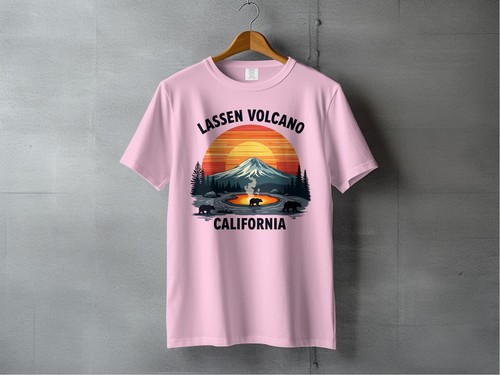 Lassen Volcano California Scenic Graphic T-Shirts - Picture 22 of 106