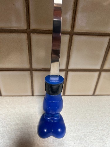VTG DISNEY MICKEY MOUSE STAND UP TURNER / SPATULA COBALT BLUE ~ BRAND NEW ~ - Picture 6 of 11