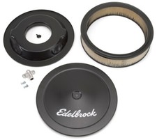 Edelbrock Pro-Flo Black 14" Round Air Cleaner w/ 3" Paper Element (Deep Flange)