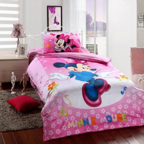 Disney Kids Bedding Quilt/Duvet Cover Set Single Twin 3-Piece Cotton Bedding Set - Picture 5 of 14