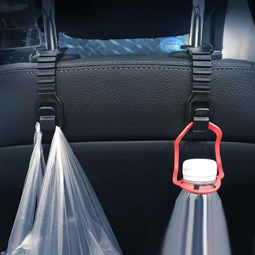 4Pcs Car Back Seat Hook Hanger for Coat Bag Handbag Organizer Headrest Holder UK - Picture 9 of 14