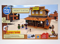 Lucky Luke Sheriff's Office Set | Neu | Playtive Clippys Klemmbausteine Western