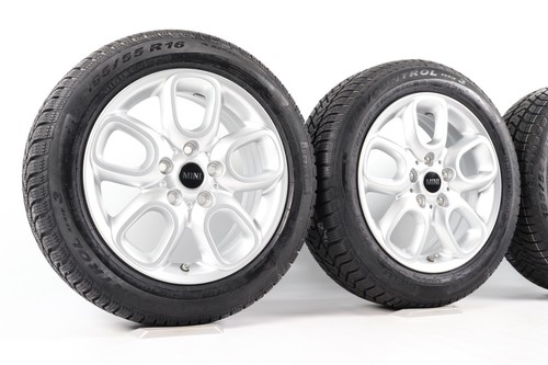 Neu Original MINI F56 F55 F57 Winterräder 16 Zoll Loop Spoke 494 6855103 34717 - Bild 2 von 5