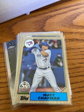 2022 Topps Update Matt Chapman 1987 Topps 35th Anniversary #87TBU-49