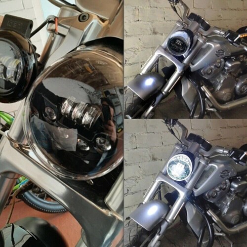 Faro LED para Harley Davidson VROD V-Rod VRSC VRSCA VRSCDX músculo VRSCF - Imagen 14 de 19