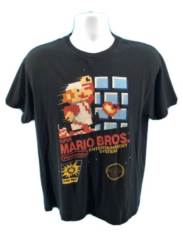 Camiseta Super Mario Bros Cart Nintendo Entertainment System NES para hombre talla mediana