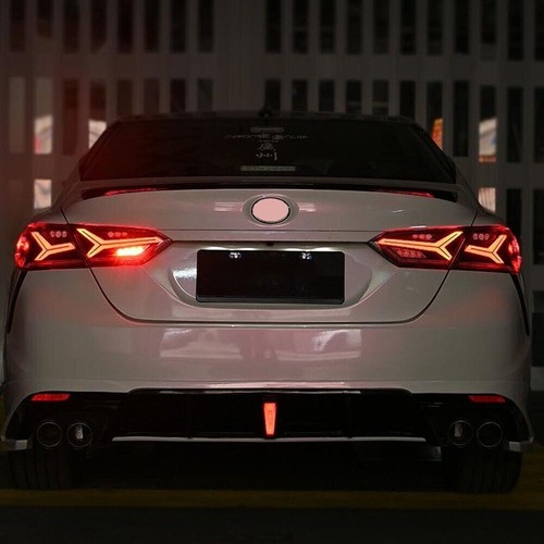 Left&Right Side For Toyota Camry Sedan 2018-2024 Smoked LED Tail Lights - Picture 15 of 19