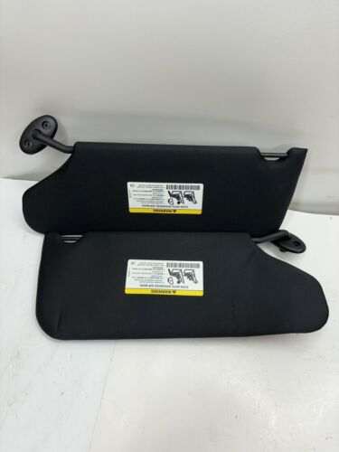 2011-2014 Dodge Avenger LH & RH Sun Visor Set Black OEM - Foto 2 di 6