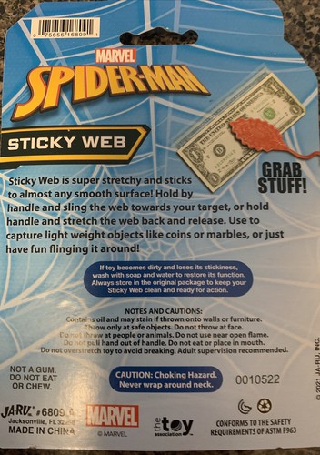 Spider-Man Sticky Web Sling It, Fling It, Brand New In Package, Excellent. - Picture 4 of 4