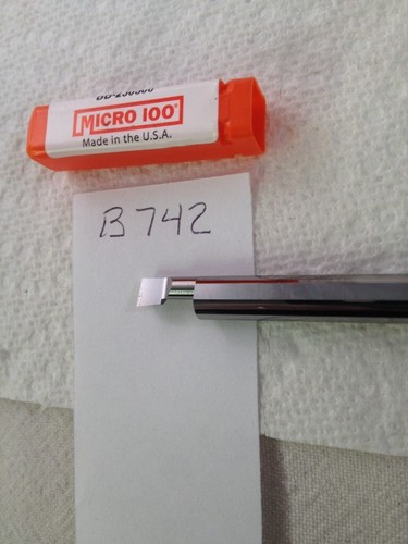 1 NEW MICRO 100 SOLID CARBIDE BORING BAR. BB-230500. USA MADE (b742) - Picture 2 of 3