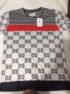 Authentic-Rare-Gucci-Stripe-Shirt-With-Gucci-Logo-Size-Large-New-With-Tags