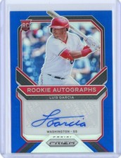 2021 Panini Prizm Luis Garcia #RA-LVG Rookie Autographs Prizm RC Auto 143/149