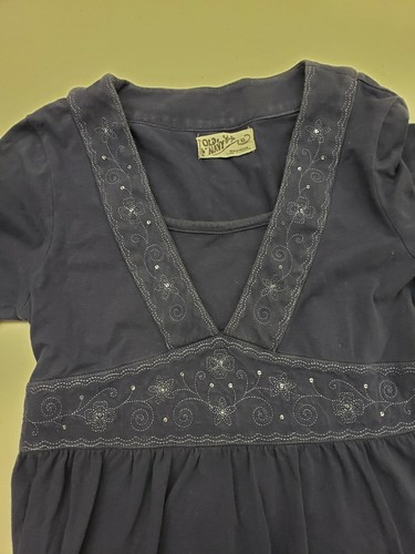 Old Navy Girls Blue A-line Bust detail Short sleeve Dress Size Extra Large XL - Picture 3 of 8