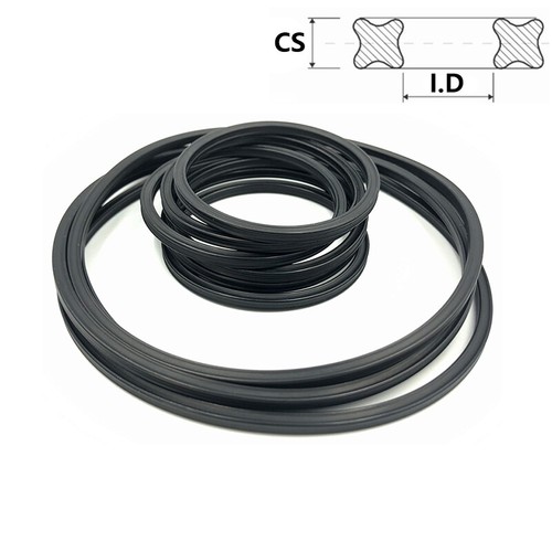 NBR X-Ring Quad Ring CS 5.33mm Dichtung Dichtungen 4 Lips Better Than O-Ring - Picture 2 of 8