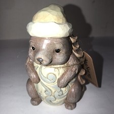 Jim Shore WOODLAND PINECONE HEDGEHOG 6015158 BRAND NEW IN BOX