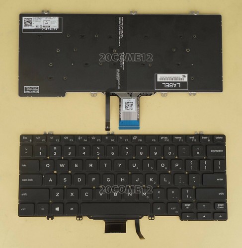 New for DELL Latitude 7300 5300 5310 keyboard Backlit no frame US - Picture 1 of 2