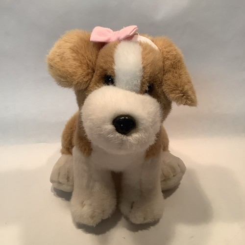 Peluche cane Dan Dee Collectors Choice San Bernardo marrone chiaro cucciolo 10" - Foto 2 di 7