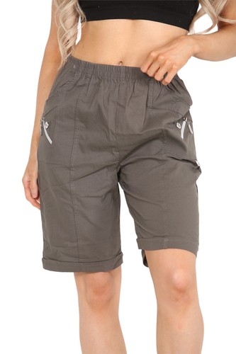 Ladies New Cherry Berry Shorts- Summer Shorts Cotton Blend Shorts UK Size 8-20 - Picture 21 of 43