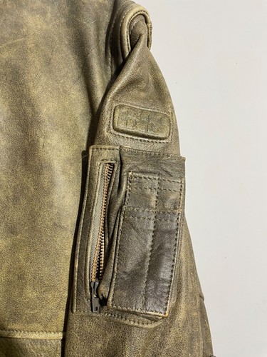 Vintage IXS Leather MA-1 style Bomber Jacket Avant Gard - Picture 11 of 23