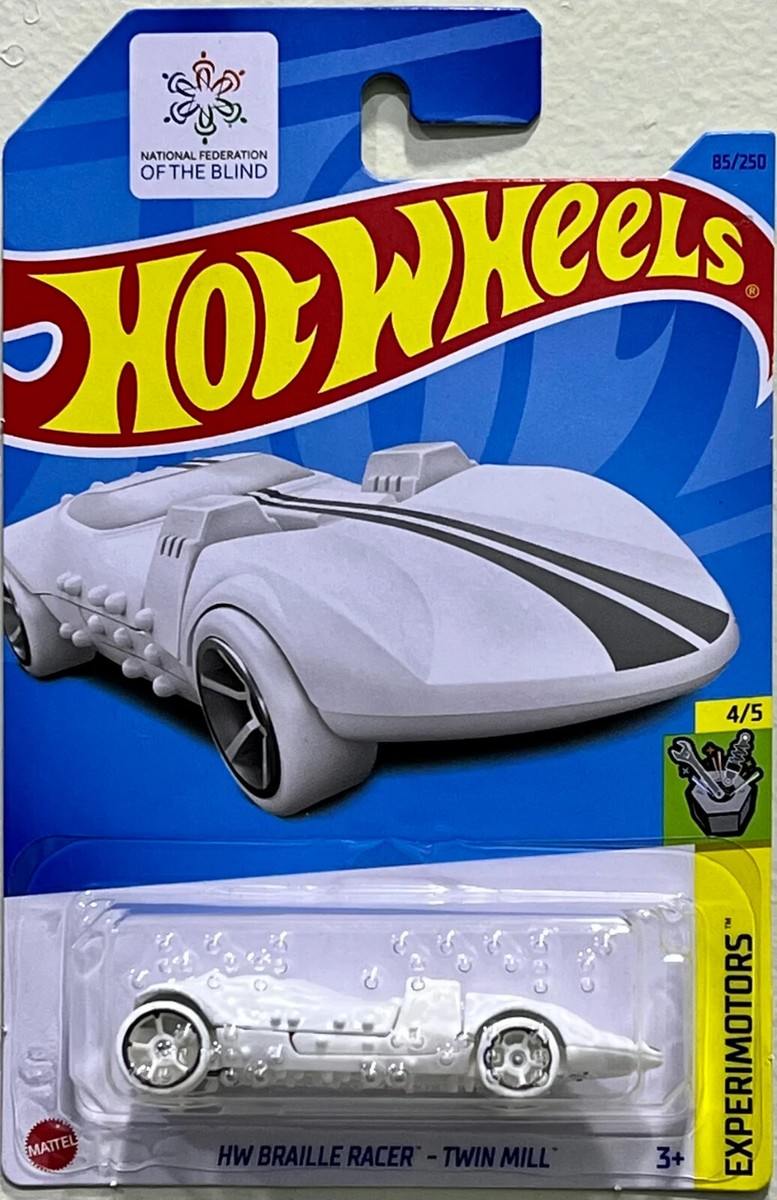 Hot Wheels ミニカー 約122台 2023 Hot Wheels HW Braille Racer Twin Mill White | eBay