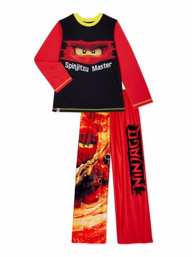 NWT Boy's LEGO Ninjago Pajamas Shirt Pants Ninja 4 5 6 7 8 10 12 S M L - Picture 1 of 4
